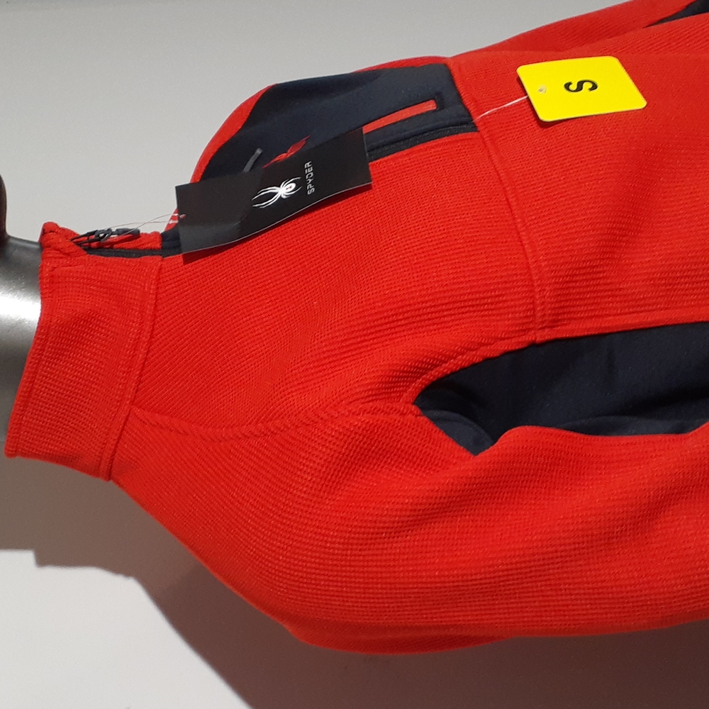 NWT Spyder Gait Half Zip Jacket - Small - Red/Black - Picture 5 of 8